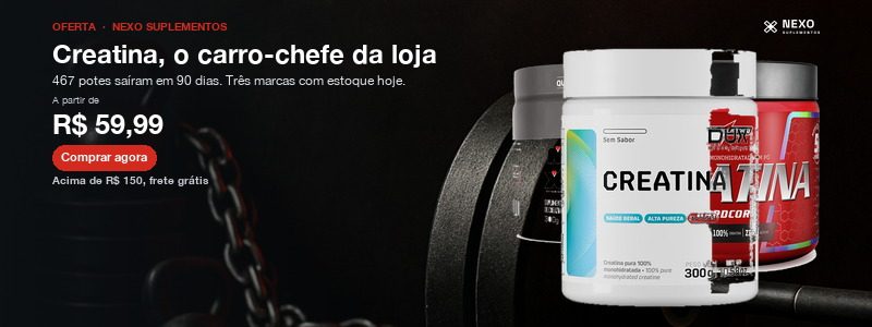 Creatina Max Titanium, o carro-chefe da loja